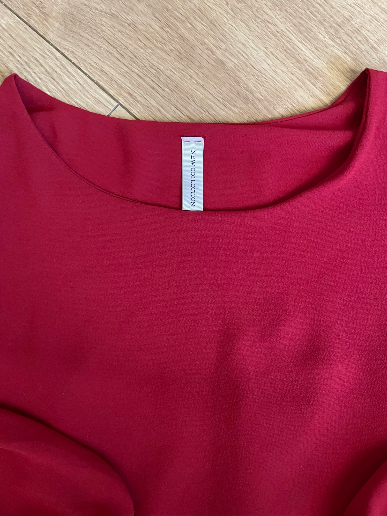 Blusa manga larga tecido fluido – photo 7
